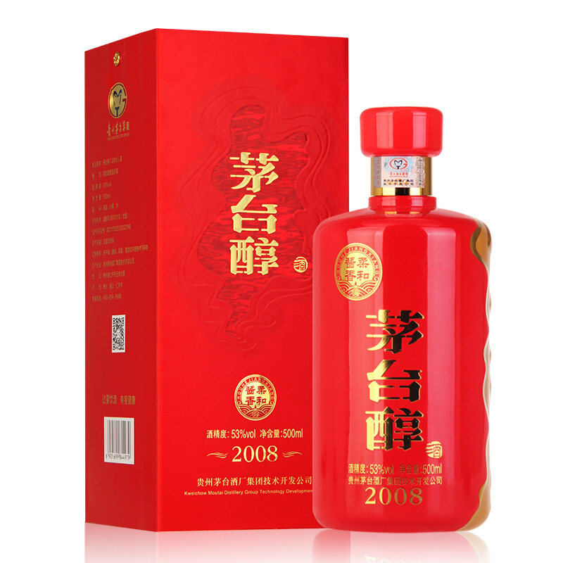 贵州茅台酒茅台醇2008柔和酱香型白酒53度500ml*6瓶保健集团评价- 淘宝网