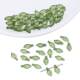 10 Japanese-Style Versatile Green Transparent Small Leaf Acrylic DIY Handmade Jewelry Earring Accessories Materials