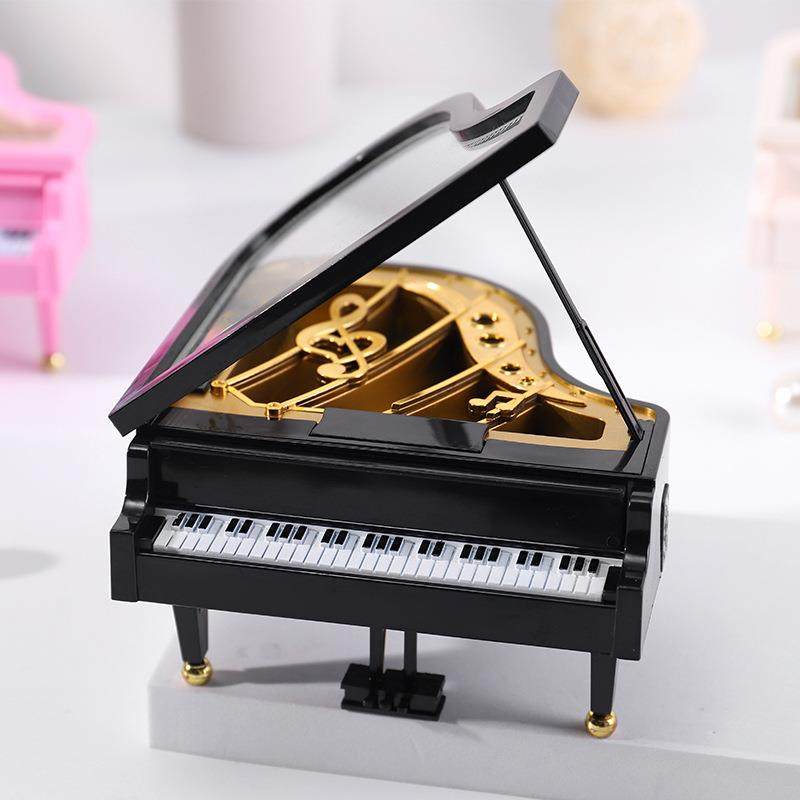 Музыкальная шкатулка Музыкальная шкатулка Sky City Piano Подарок на день рождения Девушке, танцующей Балет, Подарок девушке на День Святого Валентина Другу