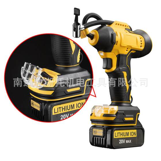 Dewalt Car Air Pump, Portable Tire Inflator for Cars, Dual-Cylinder for Small Cars
