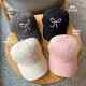 High-Quality Brushed Texture Soft-Top Baseball Cap for Women, Curved Brim, Versatile, Simple Embroidery, Face-Slimming Effect, Trendy Duckbill Cap for Men