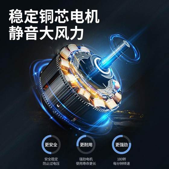 牧田款锂电池持久电扇风扇工业级充电户外露营钓鱼摆摊迷你风扇