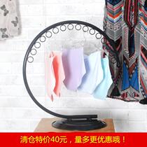 High-end underwear store small gold underwear display rack single bra shelf bra rack desktop bra hanging rack