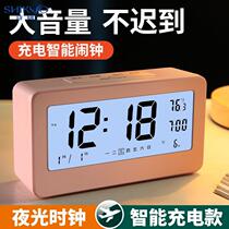 Alarm clock for students special artifact for children and little girls to get up 2023 new cute smart desktop electronic clock