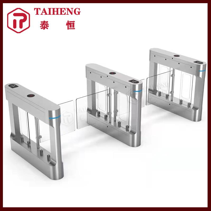 Swing gate for pedestrian passage in school community, one-card attendance access control system, smart campus scenic spot, factory small swing gate