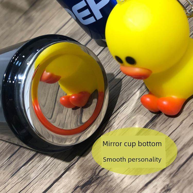 Snowflake Beer Thermos Cup, New Can-Shaped Cola Cup, Vacuum Cold Cup, Trendy Creative Stainless Steel Straw