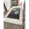 Back-shaped imitation wool thickened bedroom bedside carpet new simple fashion bay window long hair mat living room coffee table carpet