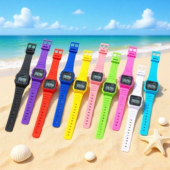 Classic F91 Plastic Case Digital Watch, Simple, Fashionable, Multi-Functional, Student Men's and Women's Sports Digital Couple Watch