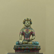KC1525 copper inlaid Buddha statue (returned to Nepal)