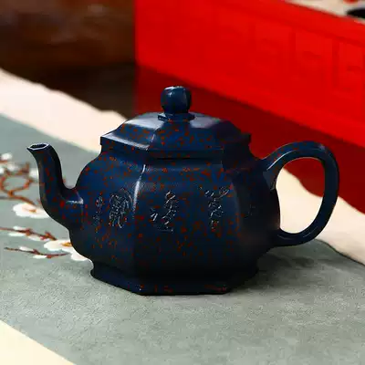 New products, special double-country works, national workers, Zhan Hong, Zhahong, treasure Tiancui red sand 250cc pure handmade purple sand pot