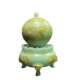 Luminous dragon and phoenix gilt phoenix vase ornaments inlaid handicrafts home living room ornaments antique miscellaneous ornaments