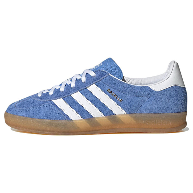 adidas originals GAZELLE INDOOR 皮革 潮流休闲 低帮 板鞋