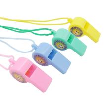 Plastic color rope whistle referee whistle fan whistle childrens toy whistle OK whistle BB whistle