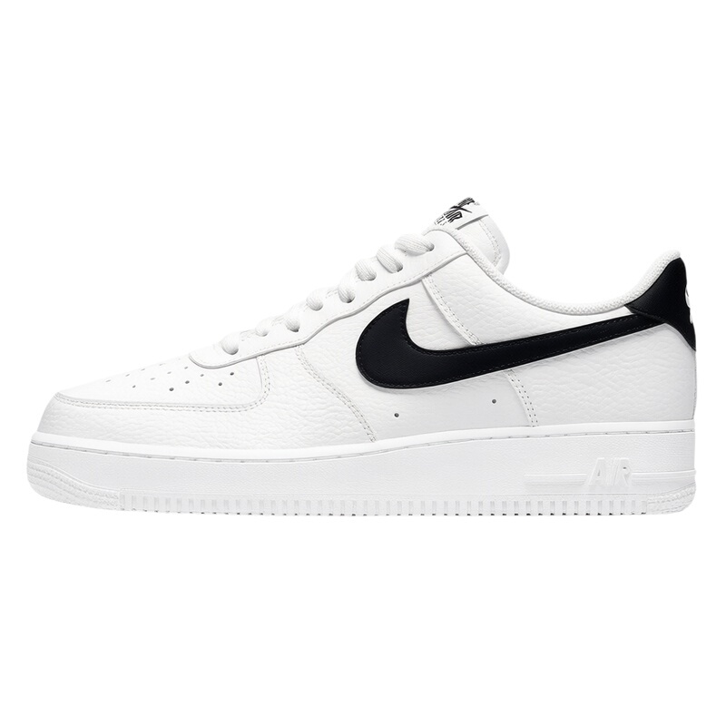 [Recommended] Nike Air Force 1 Low-Top Sneakers for Men and Women in Black and White Ct2302-100