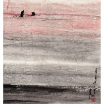 (Limited time special offer) Jia Pingxi (Flying Thousands of Miles) signed limited edition digital print decorative hanging painting