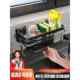 Kitchen rag fight, storage rack, wall-mounted household hole drain storage rack, tank water hanger