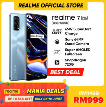 realme 7 Pro (8GB RAM + 128GB ROM)