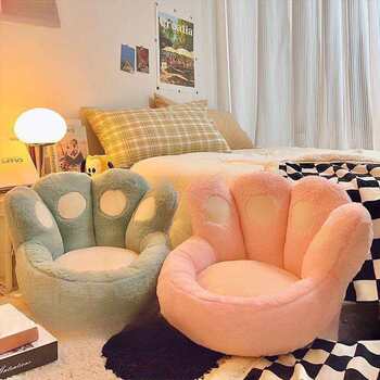 Lazy person sitting on the pillow bedroom home futon floor cat claw soft cushion cushion floor q3y tatami bay window balcony