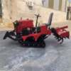 Crawler-type multi-functional rotary tiller, ride-on micro tiller, water and drought dual-use orchard tiller, manufacturer for home use