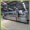 Automatic temperature control coupled frying machine double mesh belt frying equipment scraper eggplant box line efficient intelligent temperature control