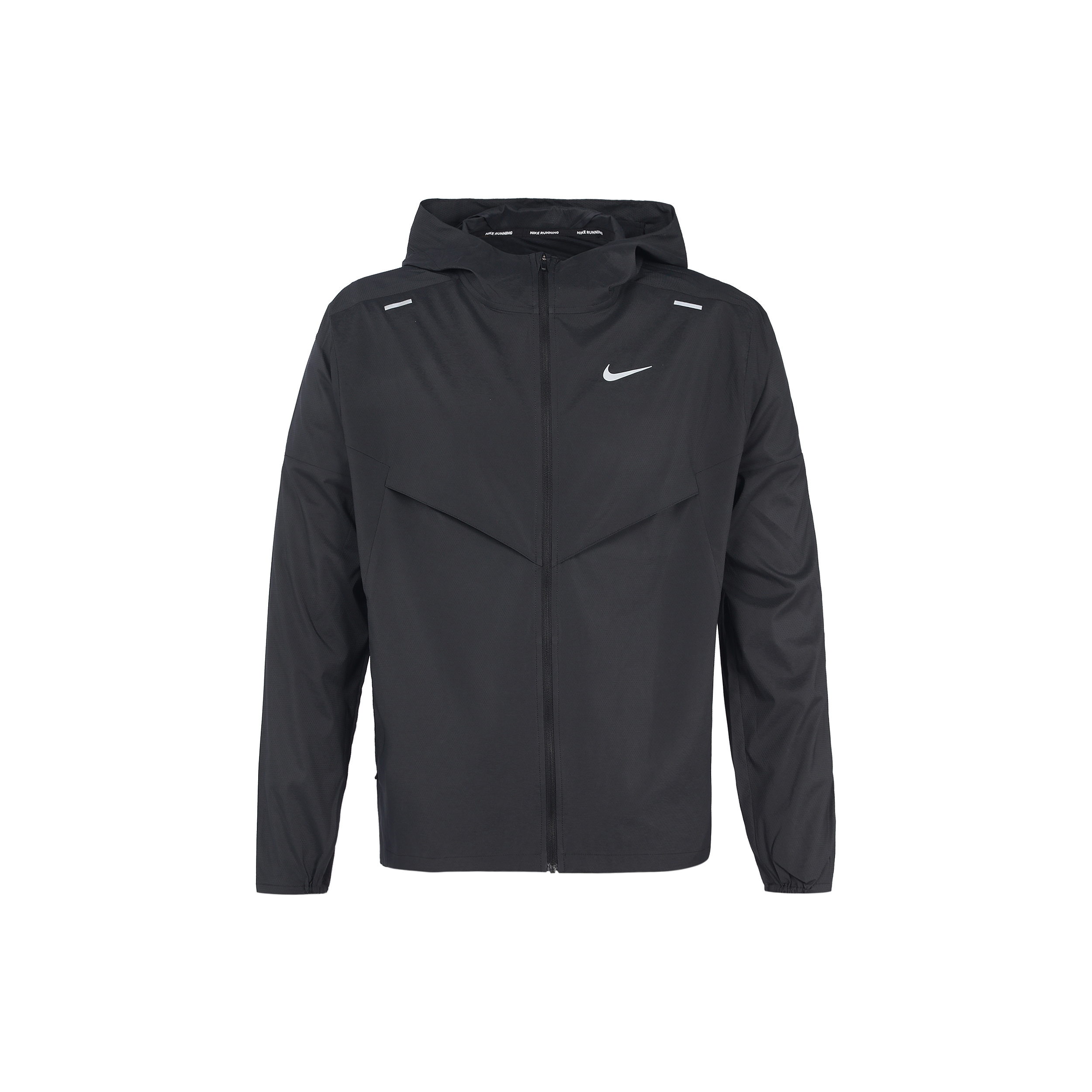 Nike耐克外套男子夏季新款防风衣连帽夹克黑色皮肤衣CZ9071-010