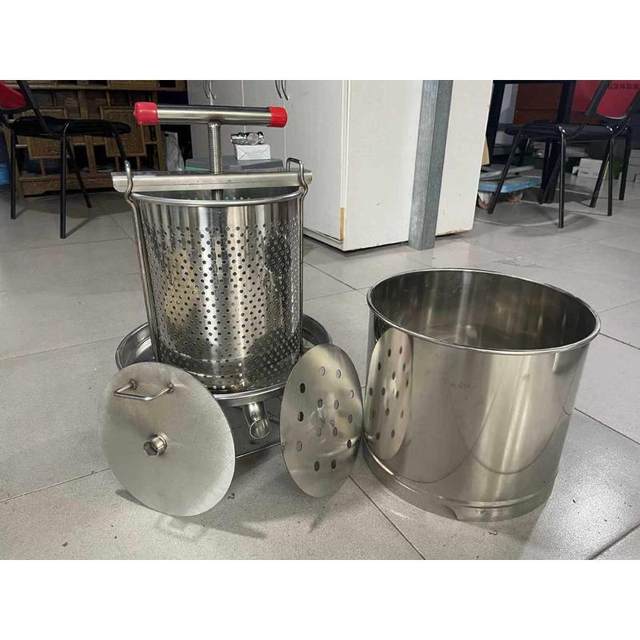 Honey press Honey press Wax press Manual juicer Beekeeping tool wine lees earth honey extrusion stainless steel