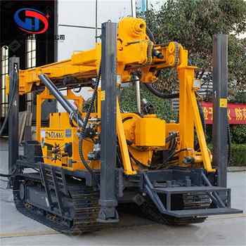 Mobile convenient crawler geological exploration drilling rig manufacturer spot-350 water and gas dual-purpose drilling rig