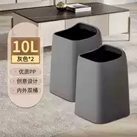 [Упаковка из двух штук] 10 л Слюда серая