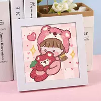 Фоторамка, холст, 18×18см, 15×15см