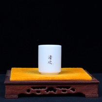 Feng Qunfang Chinese senior skilled ceramic craftsman master cup tea cup tea cup small tea cup Qinghuan A47