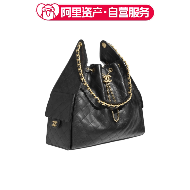 Brand New CHANEL 25Bag25S Classic Double Clogo Calfskin Handbag Large Size Women's Model