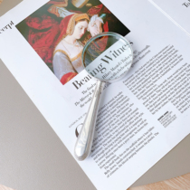 Antique] UK Sheffield sterling silver magnifying glass J2309128-8