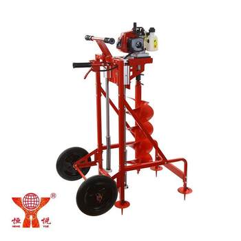 Hy-gd680-lk-884 source factory customized 68cc ground drilling and excavation pit drilling machine hole drilling machine