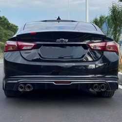 16-23 Chevrolet Malibu XL 수정 된 서라운드 후면 스포일러 배기 립 립 삽 옆 스커트 꼬리 날개에 적합합니다.