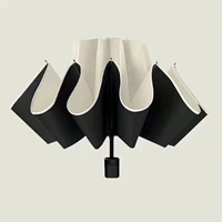 Инд рис-8 кость [ручное] Обратный солнечный дождь двойной зонтик открывает диаметр 96 см.