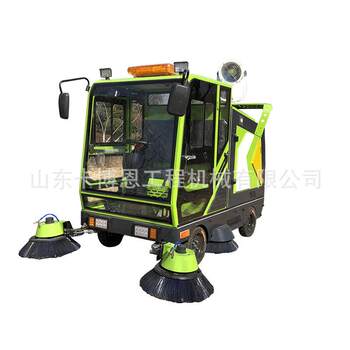 ຂັບລົດ sweeper, ປິດລ້ອມຢ່າງເຕັມທີ່ຂັບລົດ sweeper ໄຟຟ້າ, ຖະຫນົນຫົນທາງໂຮງຮຽນ, ຊັບສິນອຸດສາຫະກໍາ, sweeper ຊຸມຊົນ
