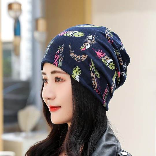 Hats Suitable for Women with Hair Loss after Chemotherapy, Postpartum Hats for Sleeping at Night, Thin Fashionable Sleep Caps
