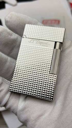 Медная серебряная импортная зажигалка с боковым колесиком, Франция