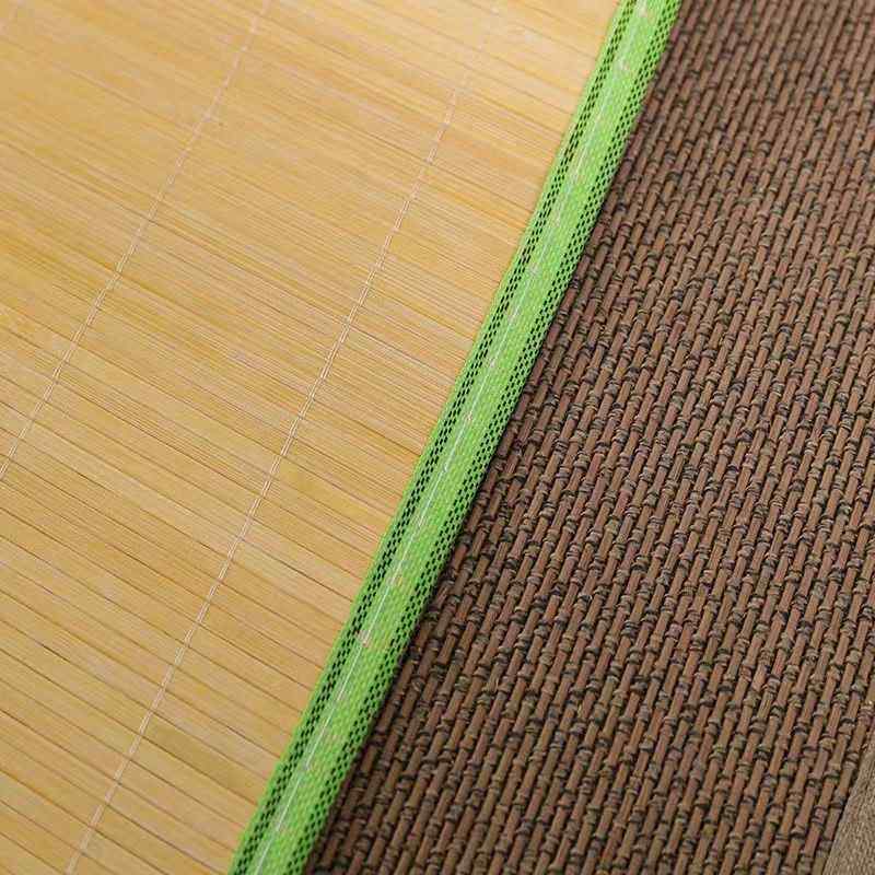 Foldable Bamboo Mat Summer Student Dormitory Single Ice Silk Mat Adult Household Air-Conditioned Mat 0.9m Straw Mat