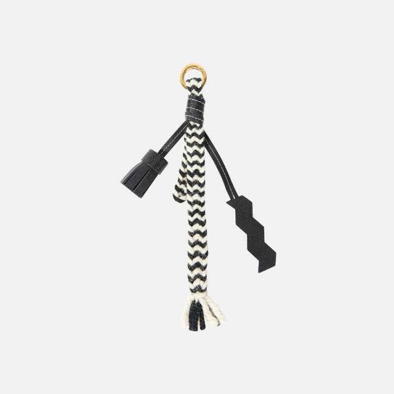 Hand-Woven Hanging Ornament for Bags, Niche Design, Vintage Accessory, High-End Decorative Keychain