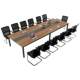 Conference Table, Long Table, Simple Modern Style, Small Meeting Room, Negotiation Table, Long Table, Work Table, Office Desk and Chair Combination