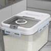 2024 New Model Large High-End Rice Container for Home Use, Grain and Flour Storage Box, Premium Grain and Food Container