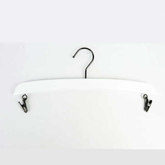 白色木头内裤衣架北欧防滑实木内衣内裤夹梧桐本色内裤架木质衣架