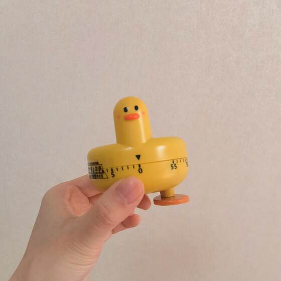 Korean Mechanical Kitchen Timer Student Study Reminder Cute Cartoon Timer Time Manager