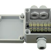 100*100*75mm one in and two out industrial waterproof junction box 25A junction box outdoor plastic junction box