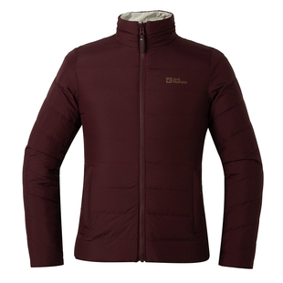 Jack 户外防风运动休闲两面穿外套 Wolfskin狼爪羽绒服女冬季