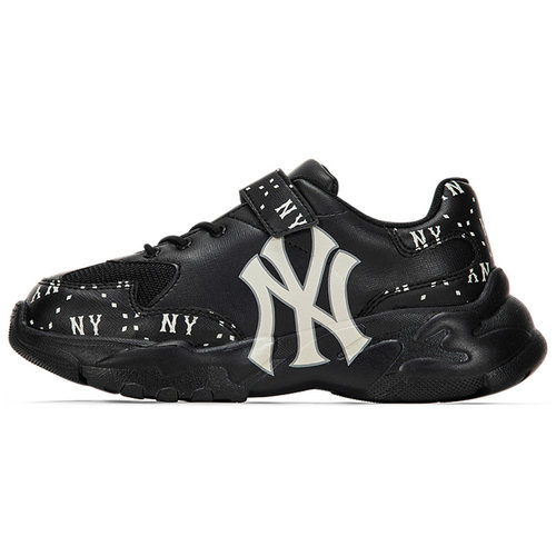 MLB Big Ball Chunky 皮革 潮流舒适简约 耐磨 低帮 老爹鞋