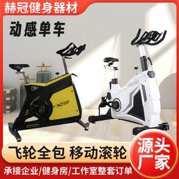 Spin bike gym commercial fitness equipment home ultra-quiet aerobic training bicycle spin bike