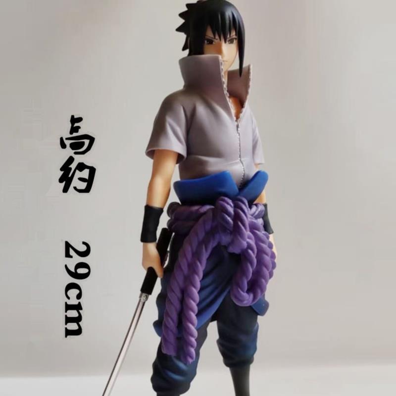 Naruto Shippuden Assembled Uzumaki Naruto Uchiha Sasuke Ninja Figure Model Ornament Doll Gift