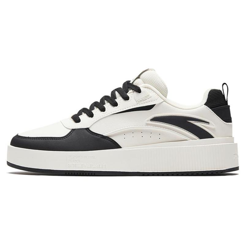 Anta安踏 奶盖2 厚底休闲 潮流舒适 防滑轻便 低帮 板鞋 男款